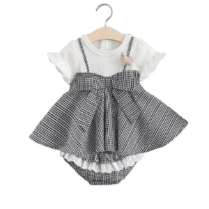 Baby Girls Two-piece Frock - Lacing Legends